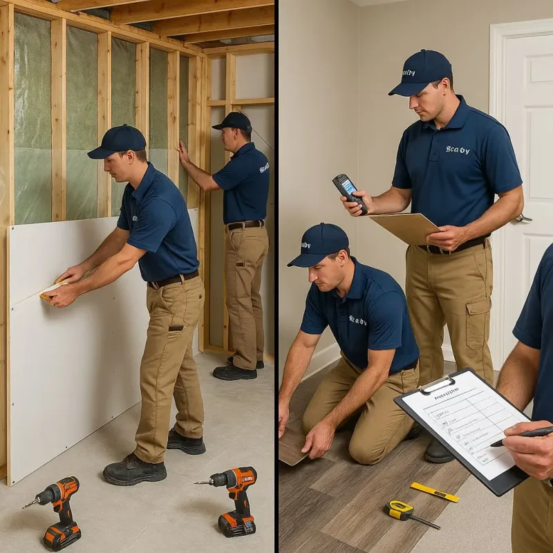 Repairs and Reconstruction process in Wyomissing Hills, PA