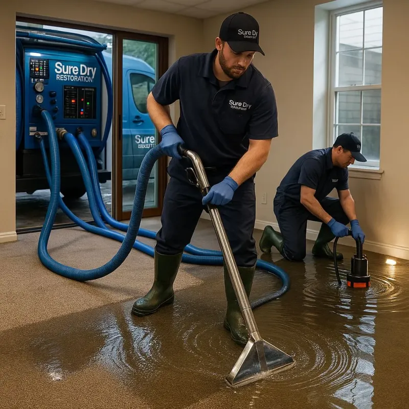Water Extraction and Removal process in Wyomissing Hills, PA